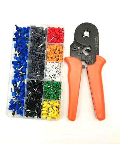 800 Wire Crimping Tool Kit AWG 10-22 Terminal Connector Sleeves Contractors Ferrule Crimper Pliers for Stripper Wiring Projects ► Photo 1/6