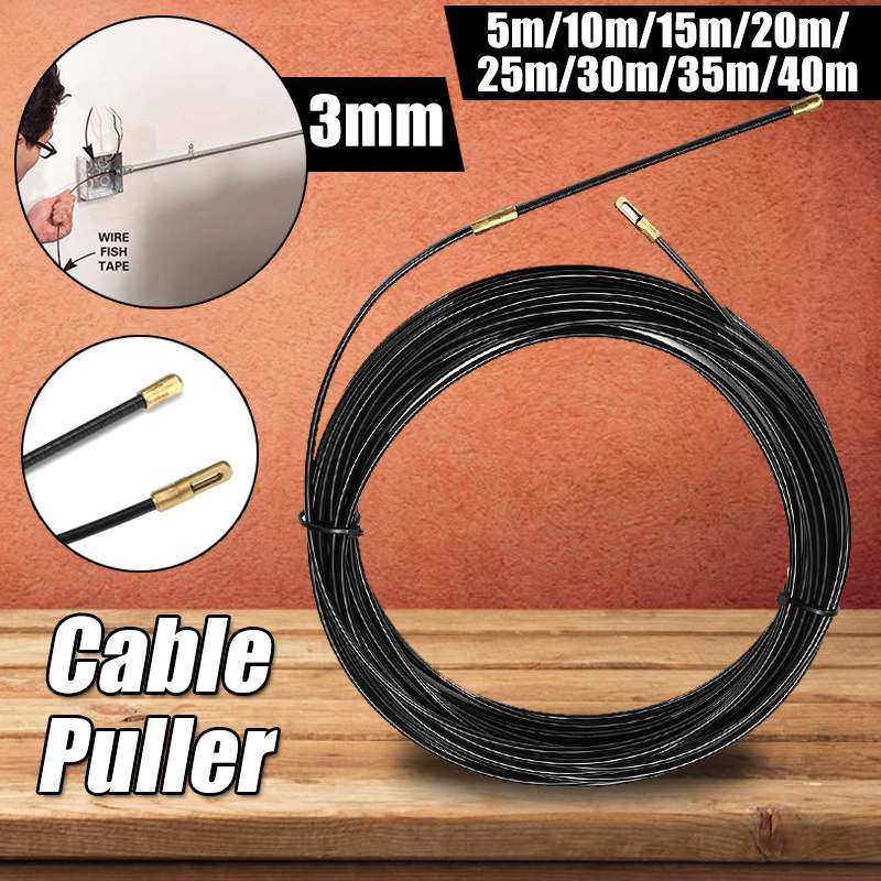 20 METRES Nylon Draw Tape Electricians Fish Tape 20m for Pulling Cable 