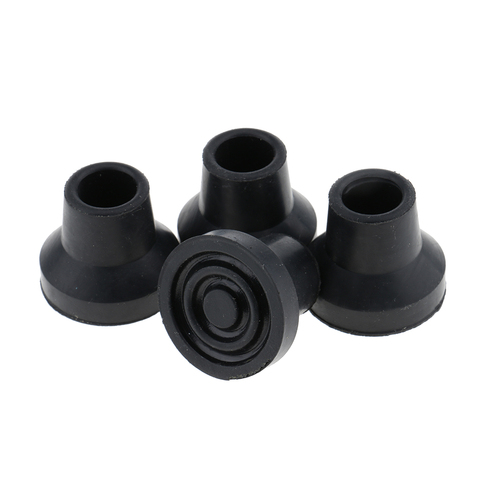 4pcs 16mm Anti-skid Rubber Stable Shock Absorb Walking Stick End Crutch Cane Tips Replacements Parts ► Photo 1/6