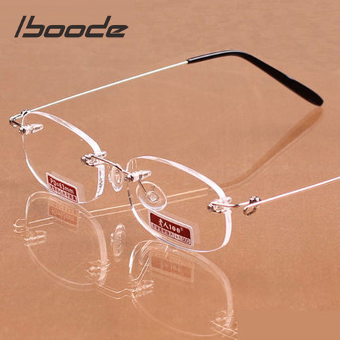 iboode Unisex Reading Glasses Brand Rimless Presbyopia Eyeglasses for Women Men Resin Clear Lens Reading Eye Glasses +1.0~4.0 ► Photo 1/6