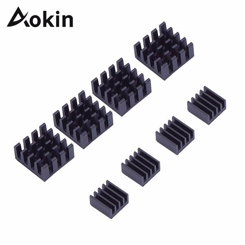 8pcs for Raspberry Pi Aluminum Heatsink Heat Sink Computer Cooler Radiator For Electronic Chip Heat Dissipation Cooling Pads ► Photo 1/6