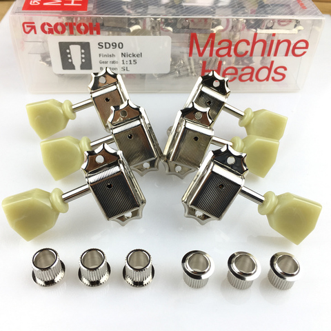 1Set Genuine GOTOH 3R-3L Vintage Deluxe Electric Guitar Machine Heads Tuners SD90 Tuning Pegs ( With packaging ) ► Photo 1/5