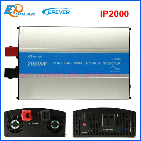 EPEVER IPower IP2000 2000w 2KW Pure Sine wave off grid tie Solar inverter dc 24v 48v to ac 110v 120v 220v 230v 240v ► Photo 1/6