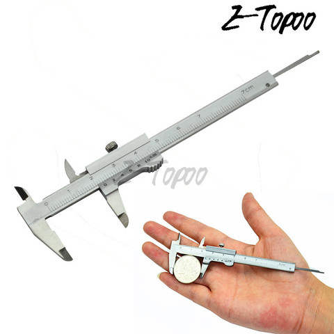 Mini Vernier Caliper 70mm Stainless Hardened Metric Machinist 0-100mm Measurement caliper thickness gauge Tools ► Photo 1/6