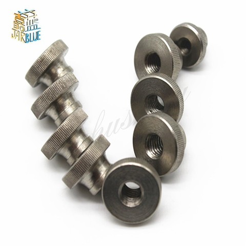 5pcs or 10pcs M2 M2.5 M3 M4 M5 M6 Stainless Steel Knurled Thumb Nut With Collar Manual Adjustment Nuts Round Head Knurling Gb806 ► Photo 1/4