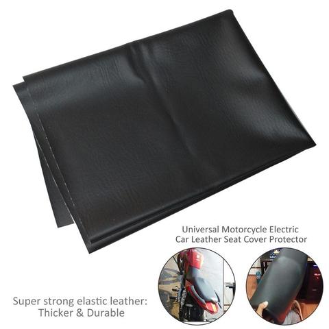 New Motorcycle Seat Foreskin Scooter Electric Car Seat Cushion Wear-resistant Universal Free Seat Cushion Leather 90*70CM ► Photo 1/6