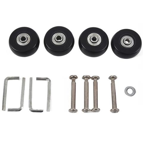 40 x 18mm Luggage Suitcase Wheels Replacement Repair kit 2 Pair ► Photo 1/6