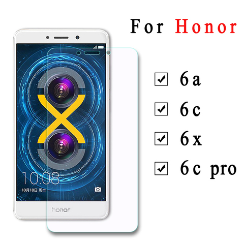 Price history & Review on 2 PCS Tempered Glass For Huawei Honor 6c 6a 6 X C6 A6 X6 Screen Protector Film Protective Glass Honor 6x 6 C Pro Glass