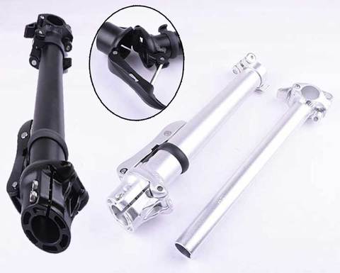 Folding Bike Threadless Stem Integrated Quick-Release Alloy Aluminum Fit 25.4mm Handlebar Without thread High Quality ► Photo 1/6
