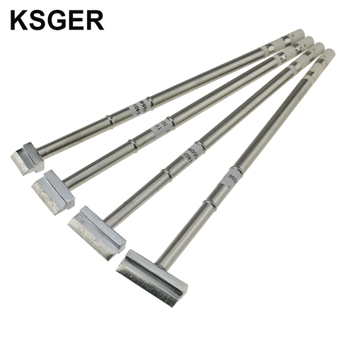KSGER Electric Shovel T12 Solder Soldering Iron Tips T12-1401 1402 1403 1404 Welding Tools For Hakko FX951 STM32 OLED Soldering ► Photo 1/6