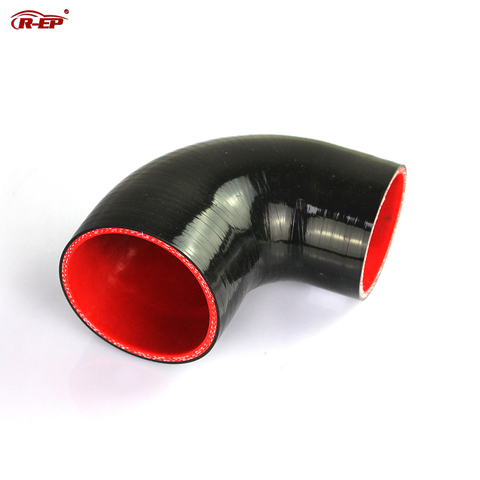 R-EP 90 degrees Reducer Silicone Elbow Hose 38 51 63 70 89 89MM Rubber Joiner Bend Tube for Subaru Wrx Cold Air Intake Hose ► Photo 1/6