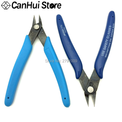 Vastar Electrical Wire Cable Cutters Cutting Side Snips Flush Pliers Nipper Anti-slip Rubber Mini Diagonal Pliers Hand Tools 170 ► Photo 1/6