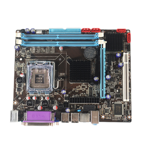 PCWINMAX new and hot desktop PC cheap DDR2 4GB socket LGA775 G41 motherboard ► Photo 1/1