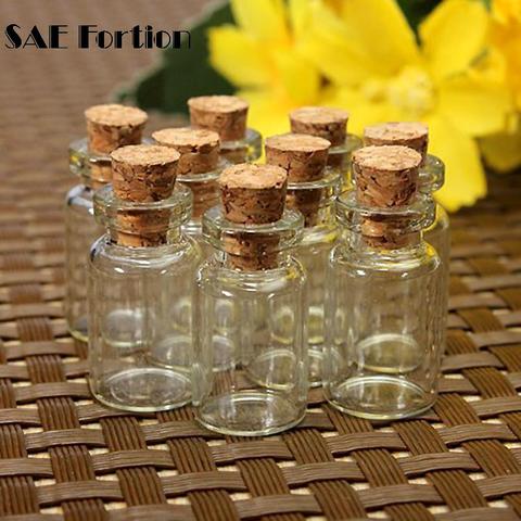 10pcs Small Mason Jar Glass Jar Tiny Clear Empty Wish Bottle With Cork  Stopper Mini Containers Transparent Bottle Jars ZH210 - Price history &  Review