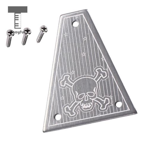 Tooyful Truss Rod Cover Plate with 3 Pcs Mounting Screws for Jackson Electric Guitar ► Photo 1/6