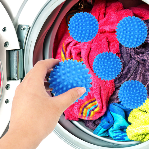 For Washing Machine Magic Washing Tool Laundry Balls Reusable Cleaning Drying Fabric Softener Ball PVC Dryer Balls ► Photo 1/6