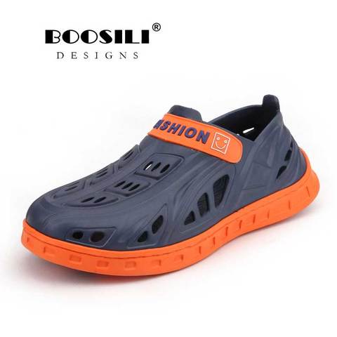 Mens Sale Real Brand Fashion Sandals 2022 Eva Clogs Swimming Shoes Men Croc Band Summer Water Black White Air Beach Garden Shoe ► Photo 1/6