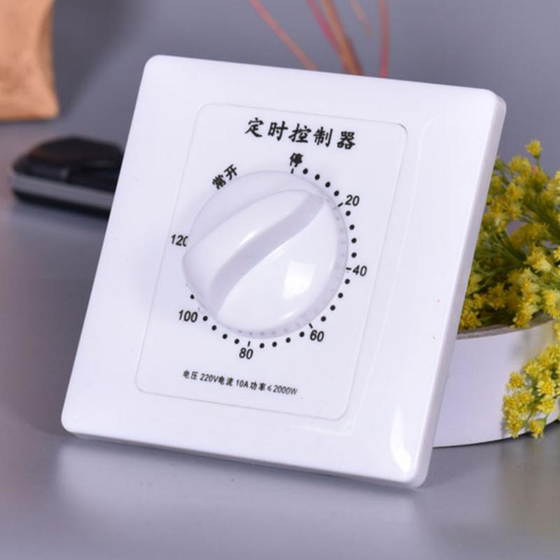 Mechanical Timer Swtich AC 15/30/60/120 Minutes Intelligent Timer Switch Controller Countdown High Power Timing Control Tools ► Photo 1/6