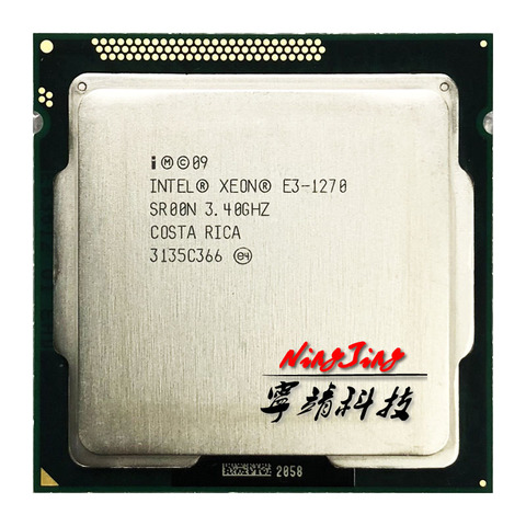 Intel Xeon E3-1270 E3 1270 3.4 GHz Quad-Core CPU Processor 8M 80W LGA 1155 ► Photo 1/1