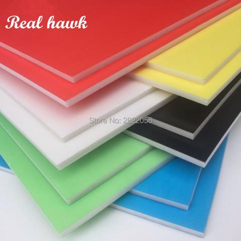 5pcs  6 color A4 size 297x210mm thickness 5mm Kt board foam board paper plastic board model material FOR kt RC model ► Photo 1/3