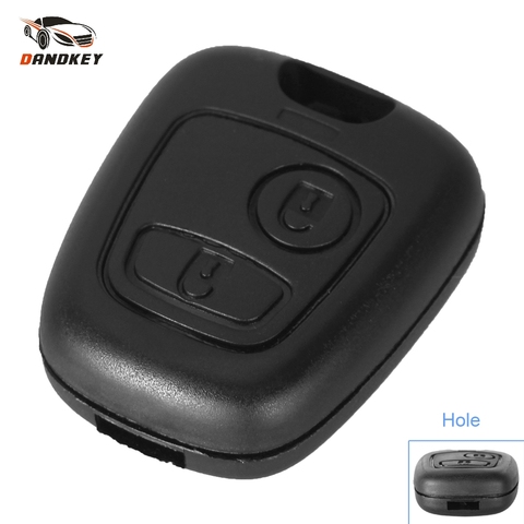 Dandkey Remote Key Car Key Shell Fob Case Replacement Shell Cover For Citroen C1 C4 For Peugeot 107 207 307 407 206 306 406 ► Photo 1/6