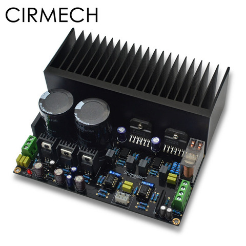 CIRMECH LM3886 Stereo high power amplifier board OP07 DC servo 5534 independent operational amplifier Shen Jin PCB KIT ► Photo 1/6