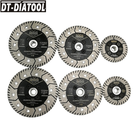 1pc Dia 75/115/125mm Diamond Dual Cutting Wheel Saw Blades Grinding Disc for Grind Sharpen Granite Marble Concrete M14 or 5/8-11 ► Photo 1/6