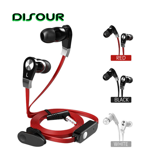 DISOUR JM02 In-ear Wired Earphone Multicolor Headset Hifi Earbuds Bass Earphones High Quality Ear phones for Phone Auriculares ► Photo 1/6