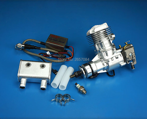 DLE20RA 20cc GAS Engine For RC Airplane Fixed Wing Model Single Stroke two exhaust wind cold hands start after Stroke ► Photo 1/5