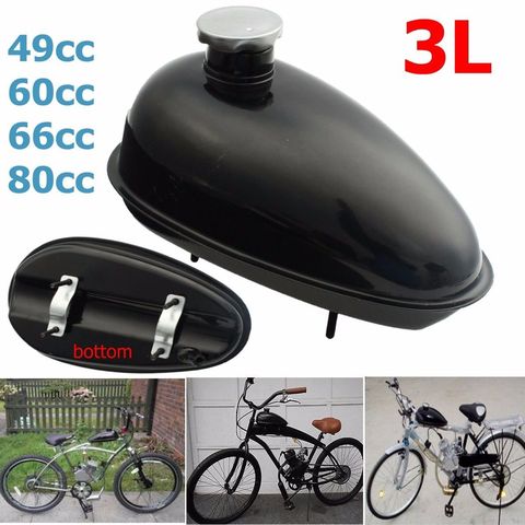 Motorized Bicycle Petcock 3L Fuel Gas Tank Cap For 80cc 60cc 66cc 49cc Engine ► Photo 1/6