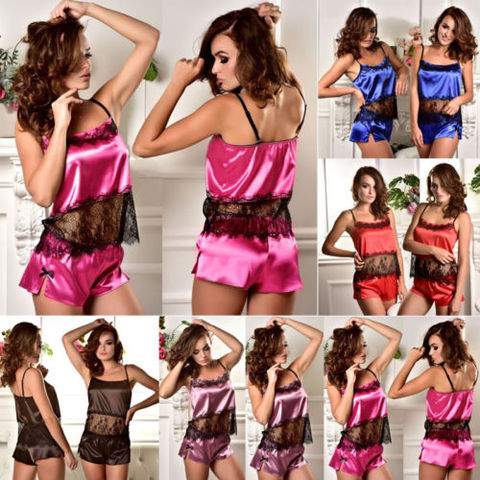 New  Women's Sexy Lingerie Lace Sleepwear Babydoll Nightgown Pajamas Outfits Sets ► Photo 1/6
