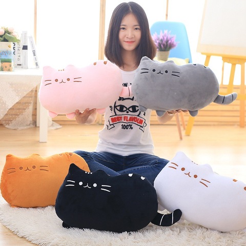 Kawaii Plush Animal Back Cushion