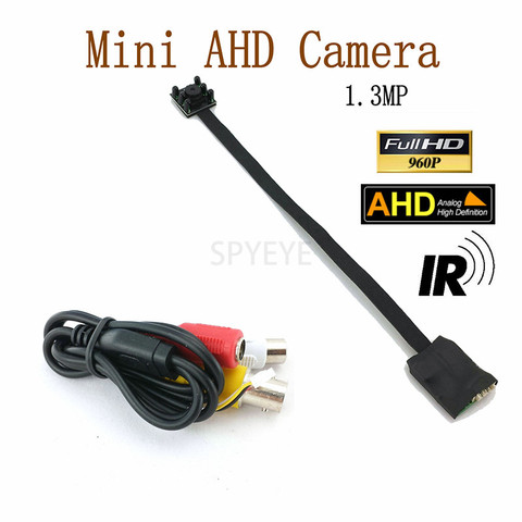 15*15mm 5Meters 940nm IR Night Vision Mini 1.3MP 960P HD 4 IN 1 UTC Mini Ahd Camera Surveillance AHD/TVI/CVI/CVBS For Car ► Photo 1/6