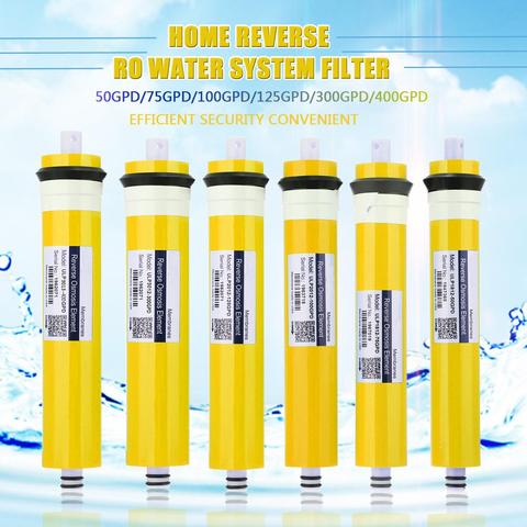 50/75/100/300/400G RO Membrane Replacement Water Filter Purifier Reverse Osmosis System Home Kitchen Drinking Water Treatment ► Photo 1/6