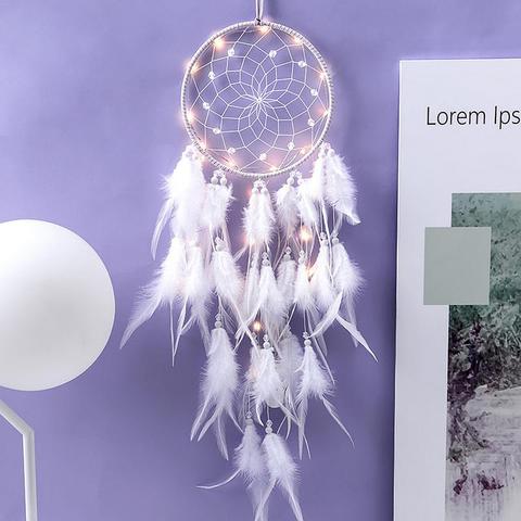 Home Decoration Dream Catcher  Feathers Hand-Woven Ornaments Birthday Graduation Gift Wall Hanging Decor For Car ► Photo 1/6