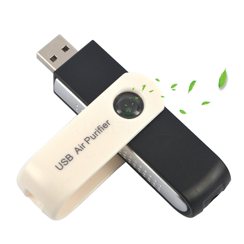 New Mini Portable Rotatable USB Office Home Car Auto Fresh Ionic Air Purifier Ozone Oxygen Bar Anion Ionizer Cleaner ► Photo 1/6