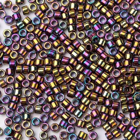 Taidian Metallic Bronze Miyuki Delica Seedbeads 11/0 for Boho Jewelry Making Accessories DB22L 5Grams/lot 1.6x1.3mm ► Photo 1/6