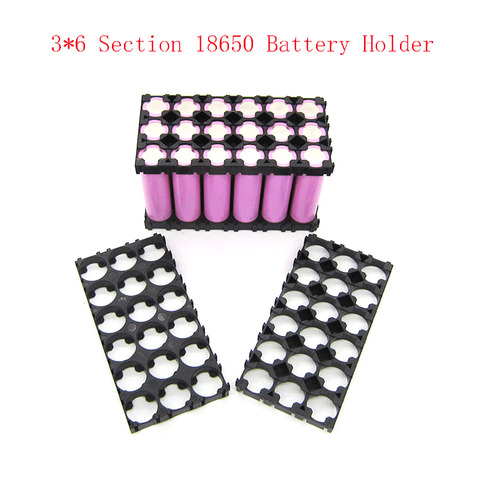 3x6 Cell 18650 Batteries Spacer Radiating Shell Plastic Heat Holder Bracket ► Photo 1/3