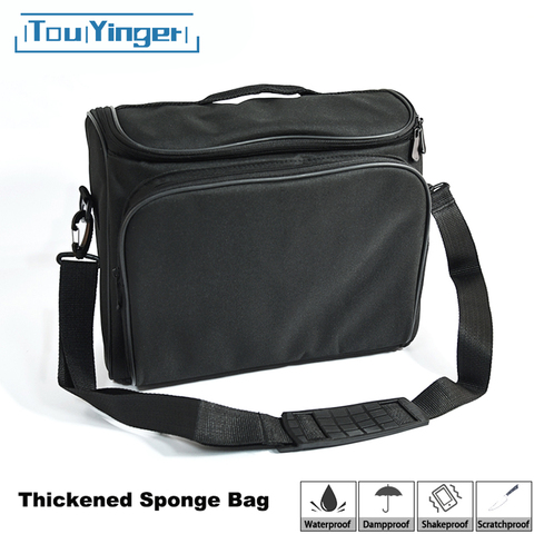 Touyinger Everycom Projector Storage Bag for X20 T4 mini T2A M5 LED96 support most LED projector multi-function black bag ► Photo 1/6