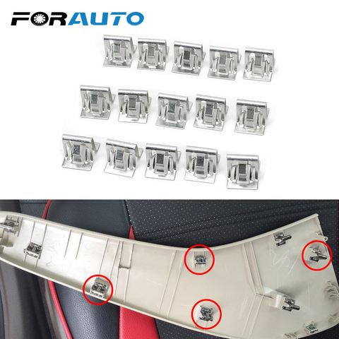 FORAUTO 15 Pieces Car Dashboards DVD Universal Car Fasteners Interior Trim Plate Fixed Iron Clip Buckle Auto Accessories ► Photo 1/6