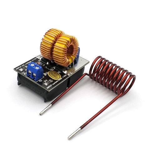 Hot Sale 5-12V 120W Mini ZVS Induction Heating Board Flyback Driver Heater DIY Cooker+ Ignition Coil ► Photo 1/4