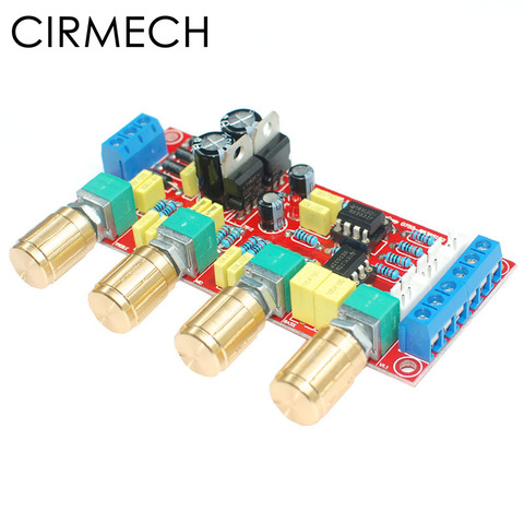 CIRMECH NE5532 OP-AMP HIFI Amplifier Preamplifier Volume Tone EQ Control Board DIY KIT and finished product ► Photo 1/6