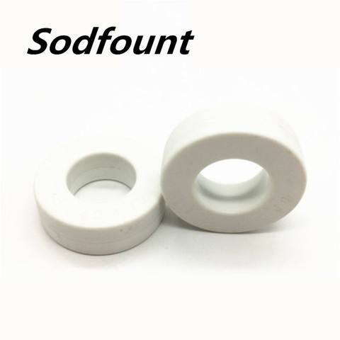 10 Pcs/lot 18mm x 9mm x 5mm Yellow White Iron Core Power Inductor Ferrite Ring ► Photo 1/1