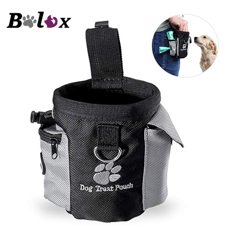 Dog Treat Pouch Drawstring Carries Pet Toys Food Poop Bag Pouch Pet Hands Free Training Waist Bag Pet Product ► Photo 1/6