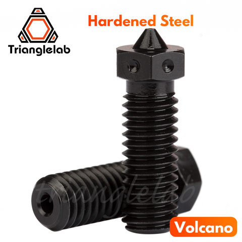 1PCS Hardened Steel Volcano Nozzles For High Temperature 3D Printing PEI PEEK OR Carbon Fiber Filament For E3D Volcano Hotend ► Photo 1/6