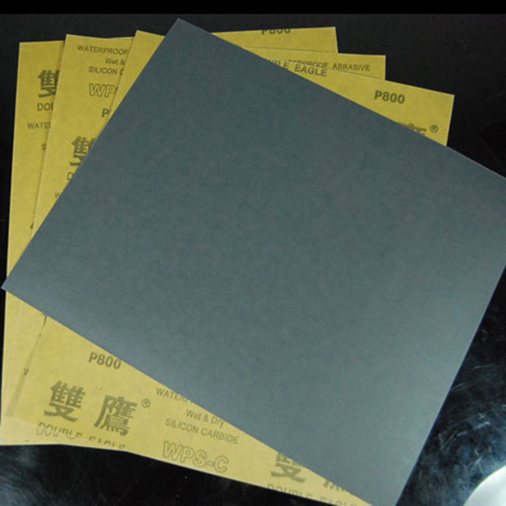 5sheets 9"x11" Waterproof Sandpaper Disc Abrasive Paper for Wet/Dry sanding 