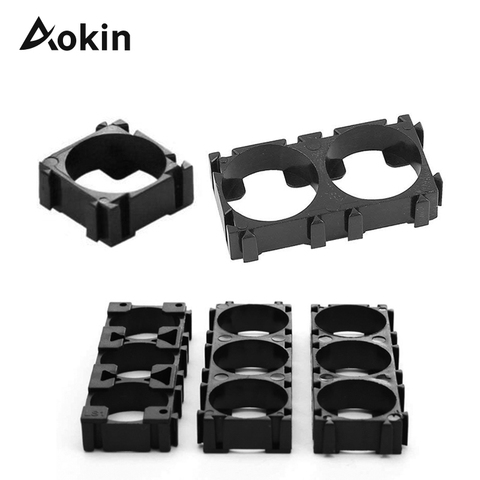 Aokin 20pcs 18650 Lithium Cell Cylindrical Battery Case Holder Batteries Pack Plastic Holder Bracket For Diy Battery Pack ► Photo 1/6