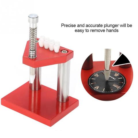 Watch Hand Plunger Puller Remover with 9pcs Plastic Dies Set Watch Parts Needle Press Loader Watchmaker Repair Tools Accessories ► Photo 1/6
