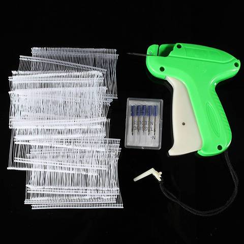 Clothes Garment Sewing Price Label Tagging Tag Gun+5 Needles+1000