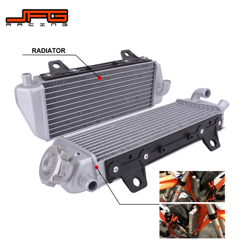 Motorcycle Engine Cooling Radiator Cooler For KTM SX XCW SXF EXCF XC XCF EXCF 125 150 250 300 350 450 500 Dirt Bike Motocross ► Photo 1/6